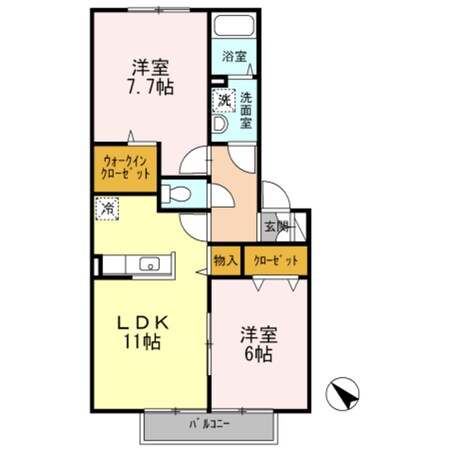 リースランド泉ヶ丘の物件間取画像